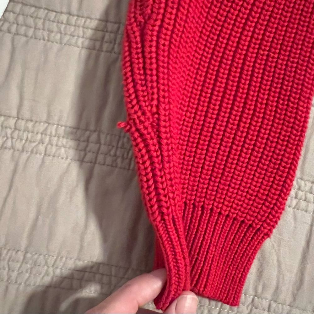Appleseed's Red Classic Crewneck Sweater - Picture 5 of 7